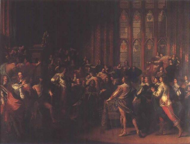 科普利 · 1641 年查理一世要求交出五名被弹劫的下院议员
