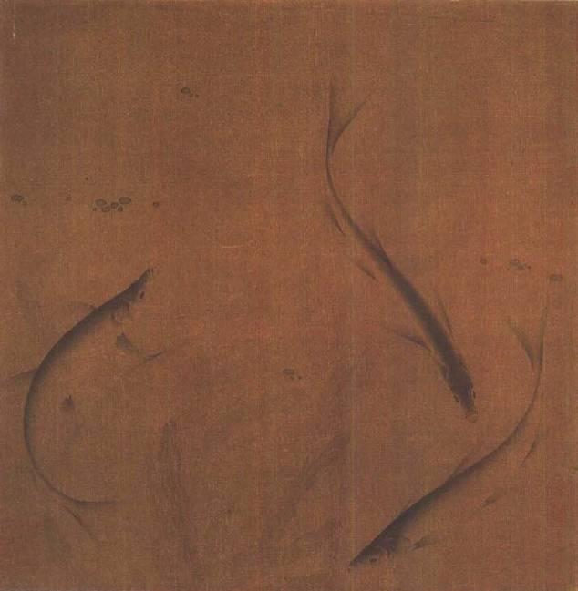 传为刘寀 · 藻鱼图